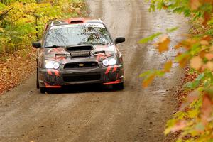 Gabe Jacobsohn / Ian Nelson Subaru WRX STi on SS13, Trouble.