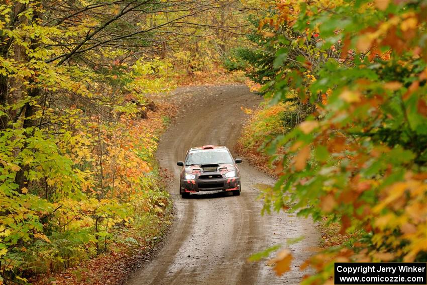 Gabe Jacobsohn / Ian Nelson Subaru WRX STi on SS13, Trouble.