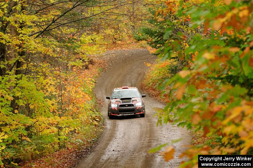 Gabe Jacobsohn / Ian Nelson Subaru WRX STi on SS13, Trouble.