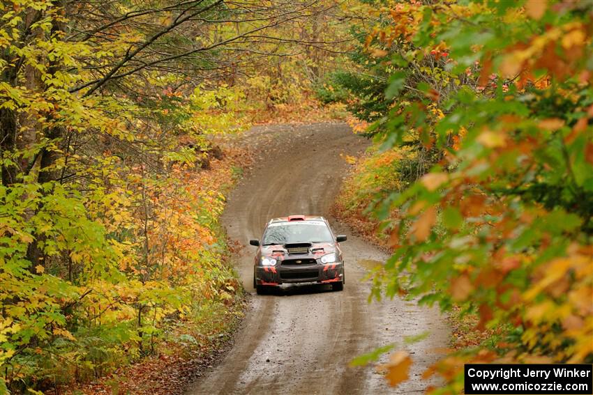 Gabe Jacobsohn / Ian Nelson Subaru WRX STi on SS13, Trouble.