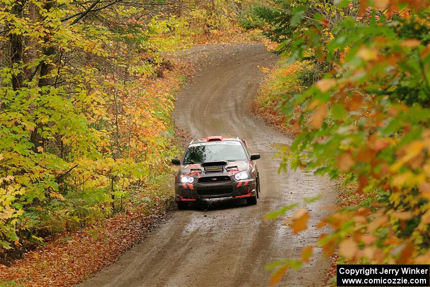 Gabe Jacobsohn / Ian Nelson Subaru WRX STi on SS13, Trouble.