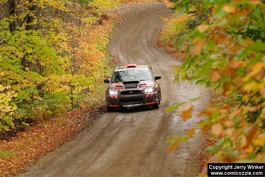 Gabe Jacobsohn / Ian Nelson Subaru WRX STi on SS13, Trouble.