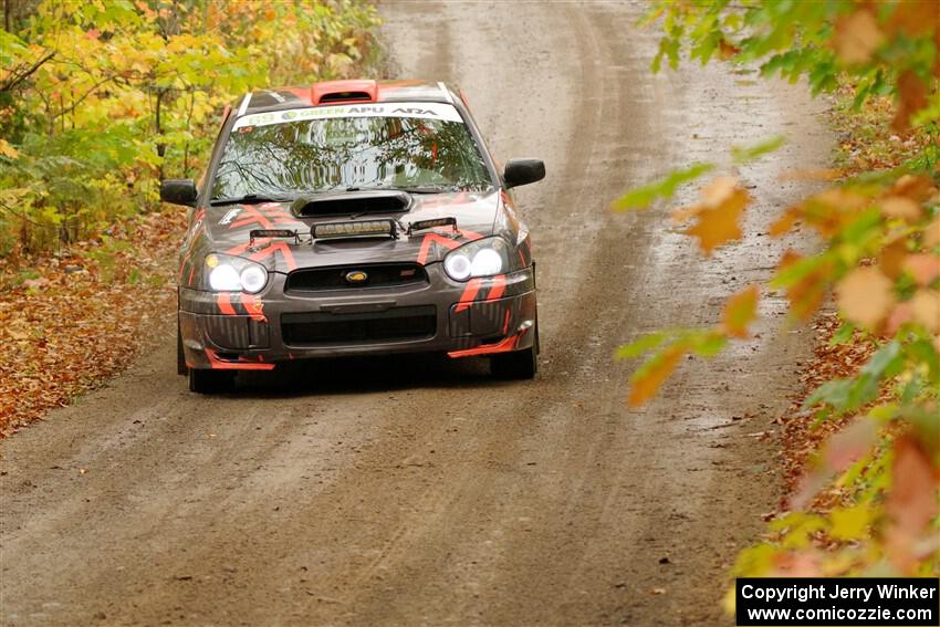 Gabe Jacobsohn / Ian Nelson Subaru WRX STi on SS13, Trouble.