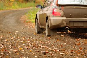 Gabe Jacobsohn / Ian Nelson Subaru WRX STi on SS13, Trouble.