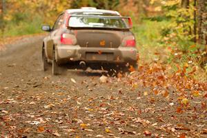 Gabe Jacobsohn / Ian Nelson Subaru WRX STi on SS13, Trouble.