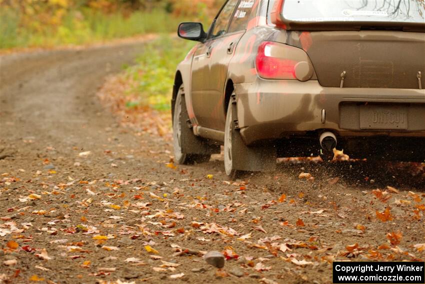 Gabe Jacobsohn / Ian Nelson Subaru WRX STi on SS13, Trouble.