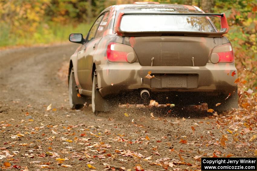 Gabe Jacobsohn / Ian Nelson Subaru WRX STi on SS13, Trouble.