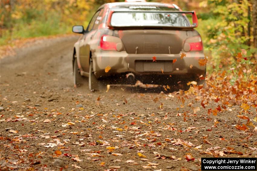 Gabe Jacobsohn / Ian Nelson Subaru WRX STi on SS13, Trouble.