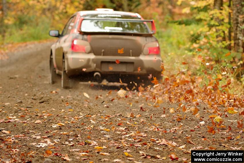 Gabe Jacobsohn / Ian Nelson Subaru WRX STi on SS13, Trouble.