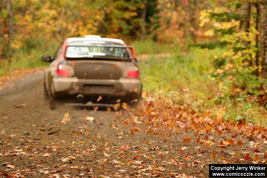 Gabe Jacobsohn / Ian Nelson Subaru WRX STi on SS13, Trouble.