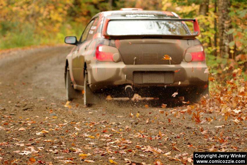 Gabe Jacobsohn / Ian Nelson Subaru WRX STi on SS13, Trouble.