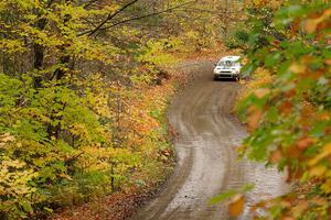 Camden Sheridan / Jeremy Frey Subaru Impreza Outback Sport on SS13, Trouble.