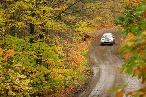 Camden Sheridan / Jeremy Frey Subaru Impreza Outback Sport on SS13, Trouble.