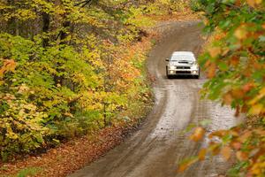 Jonathon Nagel / Liz Austin Subaru Impreza 2.5RS on SS13, Trouble.