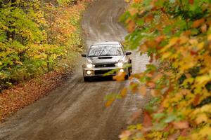 Jonathon Nagel / Liz Austin Subaru Impreza 2.5RS on SS13, Trouble.