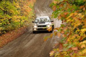 Jonathon Nagel / Liz Austin Subaru Impreza 2.5RS on SS13, Trouble.