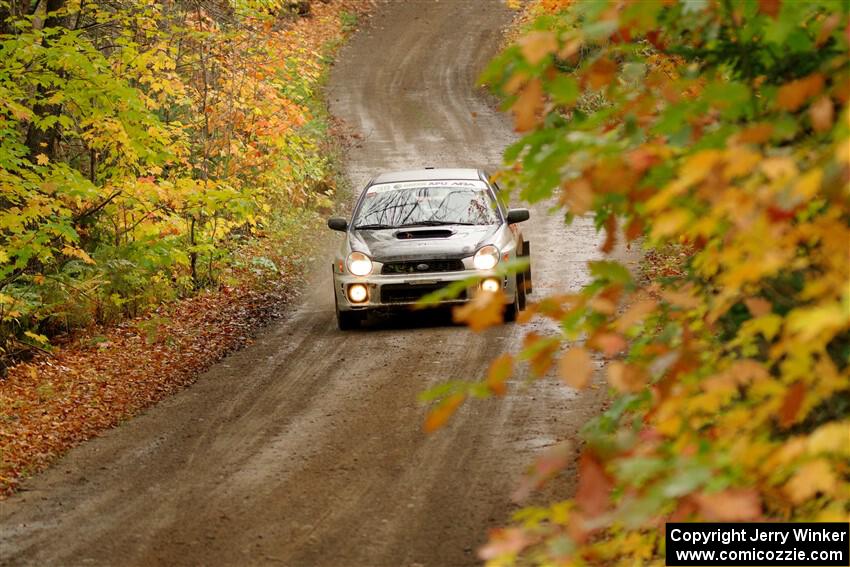 Jonathon Nagel / Liz Austin Subaru Impreza 2.5RS on SS13, Trouble.