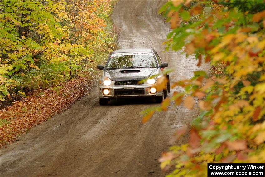 Jonathon Nagel / Liz Austin Subaru Impreza 2.5RS on SS13, Trouble.