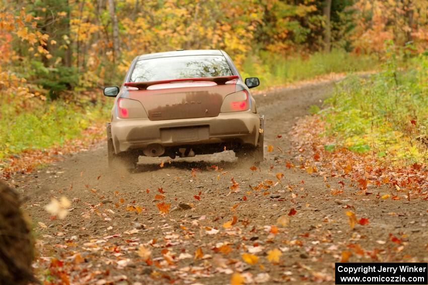 Jonathon Nagel / Liz Austin Subaru Impreza 2.5RS on SS13, Trouble.