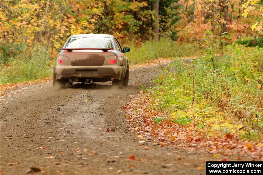 Jonathon Nagel / Liz Austin Subaru Impreza 2.5RS on SS13, Trouble.