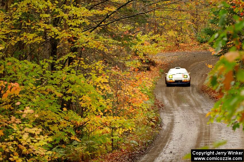 Kevin Schmidt / Kyle Roberts Mazda RX-7 on SS13, Trouble.