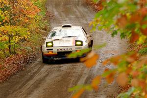 Kevin Schmidt / Kyle Roberts Mazda RX-7 on SS13, Trouble.