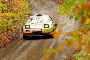 Kevin Schmidt / Kyle Roberts Mazda RX-7 on SS13, Trouble.