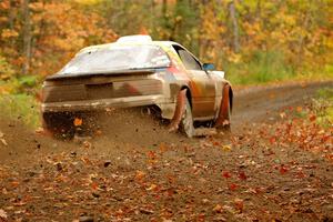 Kevin Schmidt / Kyle Roberts Mazda RX-7 on SS13, Trouble.