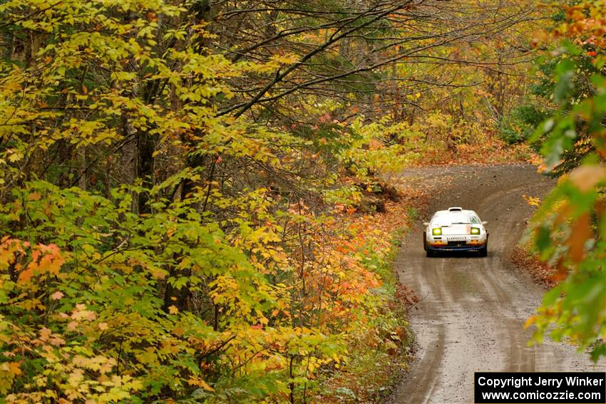 Kevin Schmidt / Kyle Roberts Mazda RX-7 on SS13, Trouble.