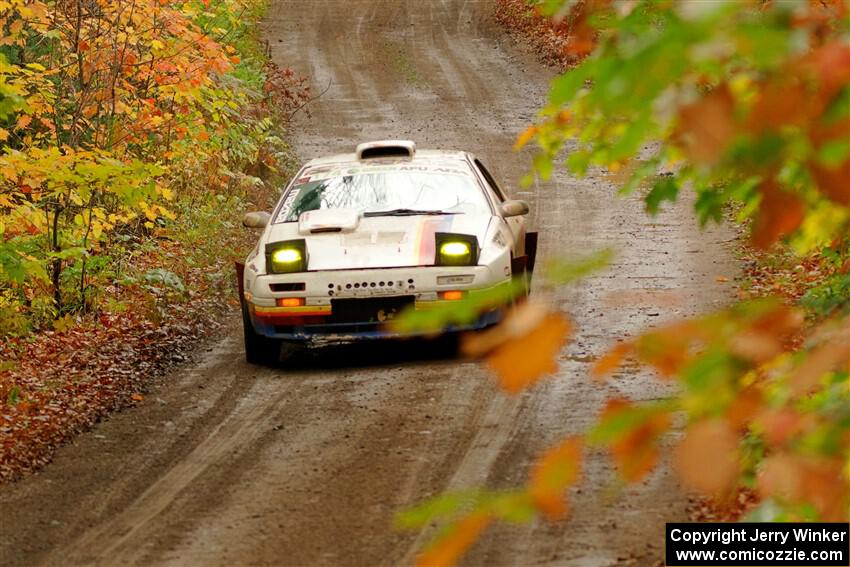 Kevin Schmidt / Kyle Roberts Mazda RX-7 on SS13, Trouble.