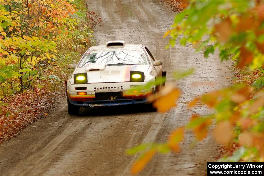 Kevin Schmidt / Kyle Roberts Mazda RX-7 on SS13, Trouble.