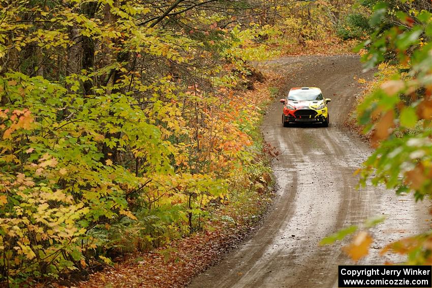 Nikhil Thakur / Zack Goldstein Ford Fiesta ST on SS13, Trouble.