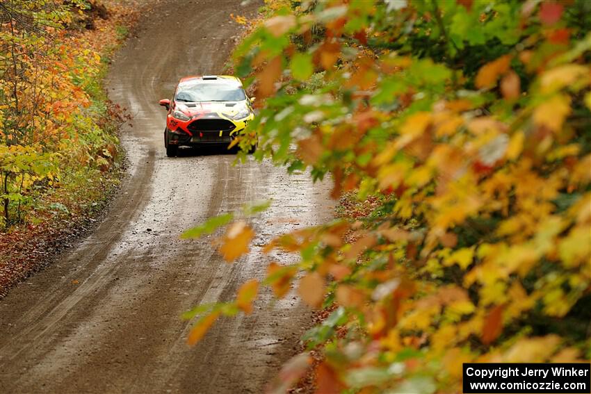 Nikhil Thakur / Zack Goldstein Ford Fiesta ST on SS13, Trouble.