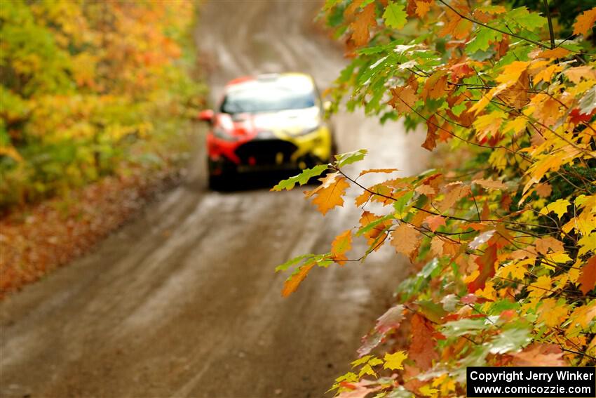 Nikhil Thakur / Zack Goldstein Ford Fiesta ST on SS13, Trouble.