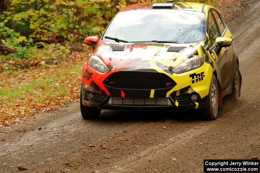 Nikhil Thakur / Zack Goldstein Ford Fiesta ST on SS13, Trouble.