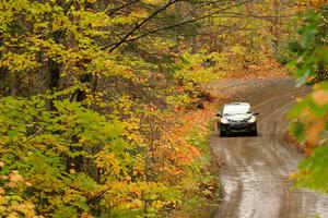 Tommy Cadwalader / Stefan Trajkov Mazda 2 on SS13, Trouble.