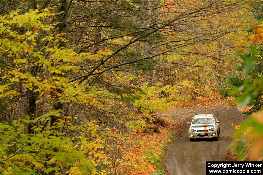 Matt Hoffman / Matt Pionk Chevy Sonic RS on SS13, Trouble.