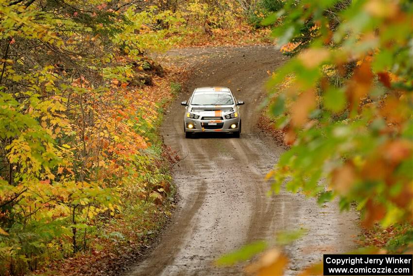 Matt Hoffman / Matt Pionk Chevy Sonic RS on SS13, Trouble.