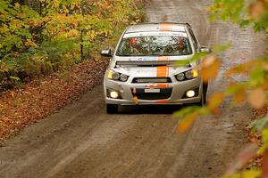 Matt Hoffman / Matt Pionk Chevy Sonic RS on SS13, Trouble.