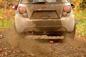 Matt Hoffman / Matt Pionk Chevy Sonic RS on SS13, Trouble.