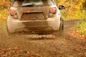 Matt Hoffman / Matt Pionk Chevy Sonic RS on SS13, Trouble.