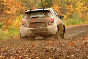 Matt Hoffman / Matt Pionk Chevy Sonic RS on SS13, Trouble.