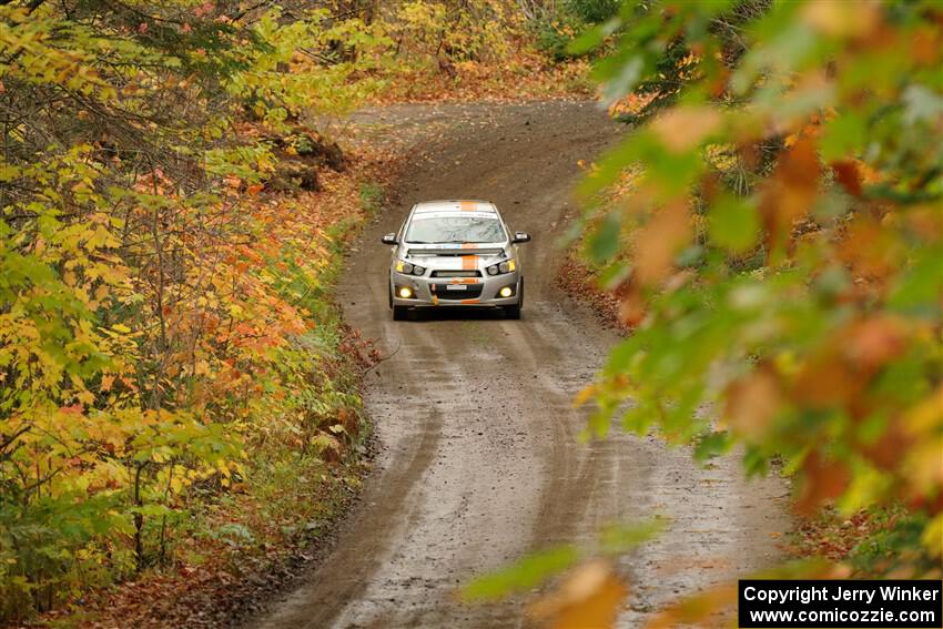 Matt Hoffman / Matt Pionk Chevy Sonic RS on SS13, Trouble.