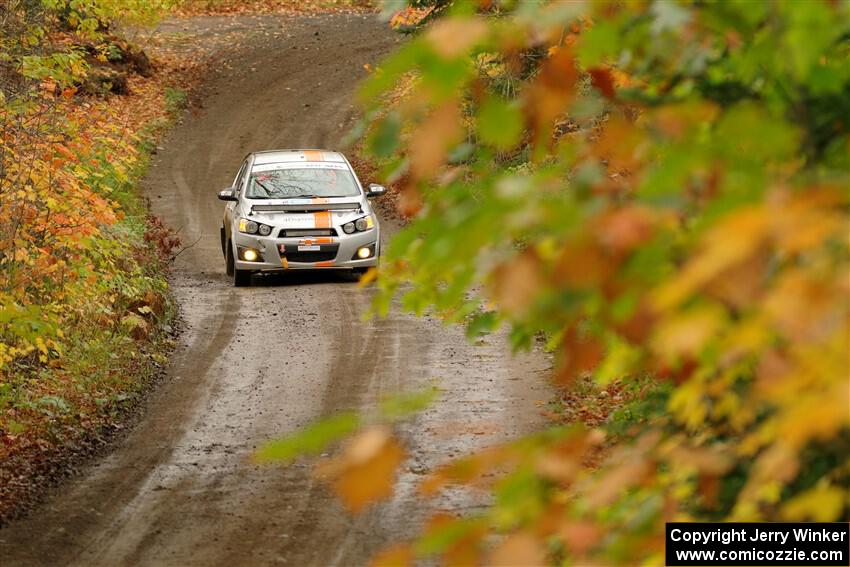 Matt Hoffman / Matt Pionk Chevy Sonic RS on SS13, Trouble.