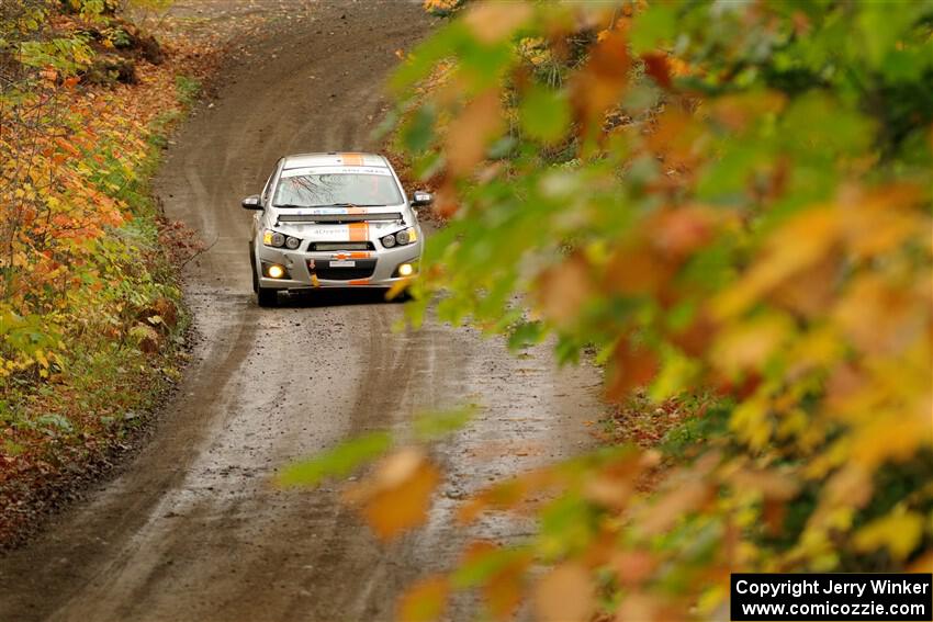 Matt Hoffman / Matt Pionk Chevy Sonic RS on SS13, Trouble.