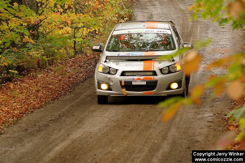 Matt Hoffman / Matt Pionk Chevy Sonic RS on SS13, Trouble.