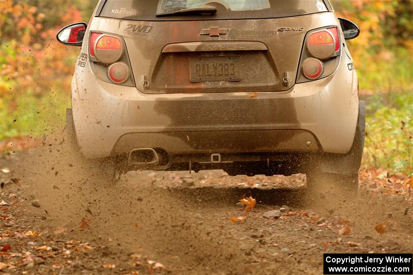 Matt Hoffman / Matt Pionk Chevy Sonic RS on SS13, Trouble.