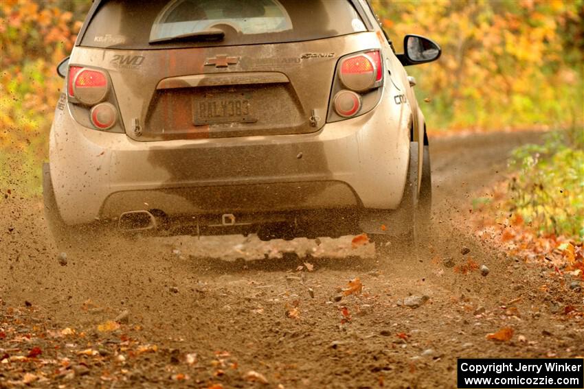 Matt Hoffman / Matt Pionk Chevy Sonic RS on SS13, Trouble.