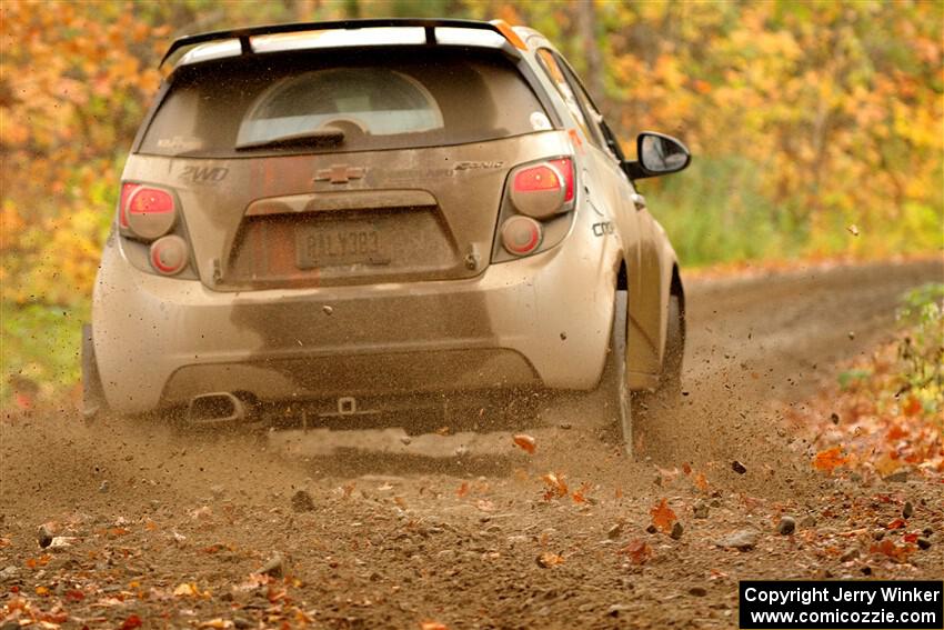 Matt Hoffman / Matt Pionk Chevy Sonic RS on SS13, Trouble.