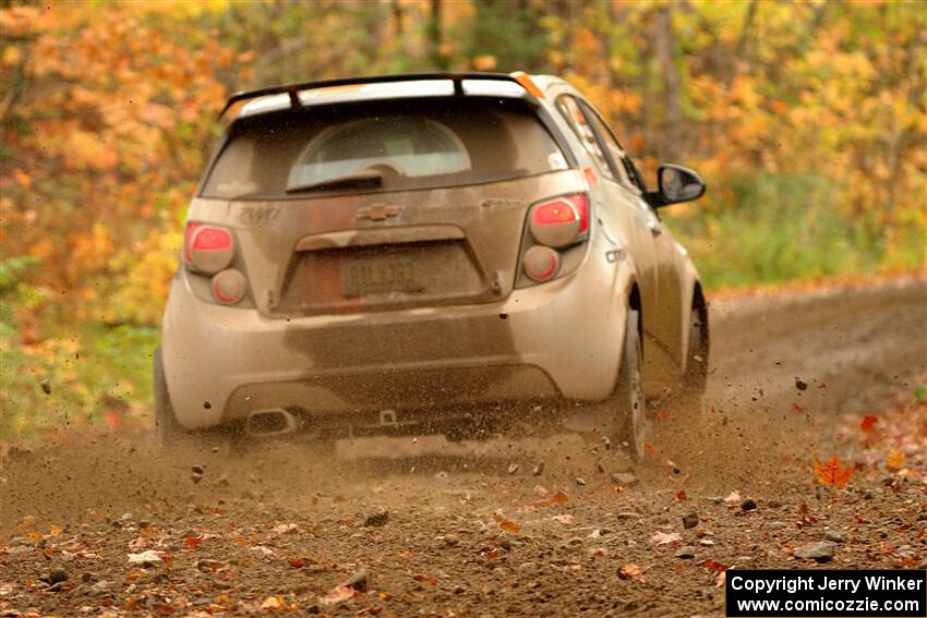 Matt Hoffman / Matt Pionk Chevy Sonic RS on SS13, Trouble.